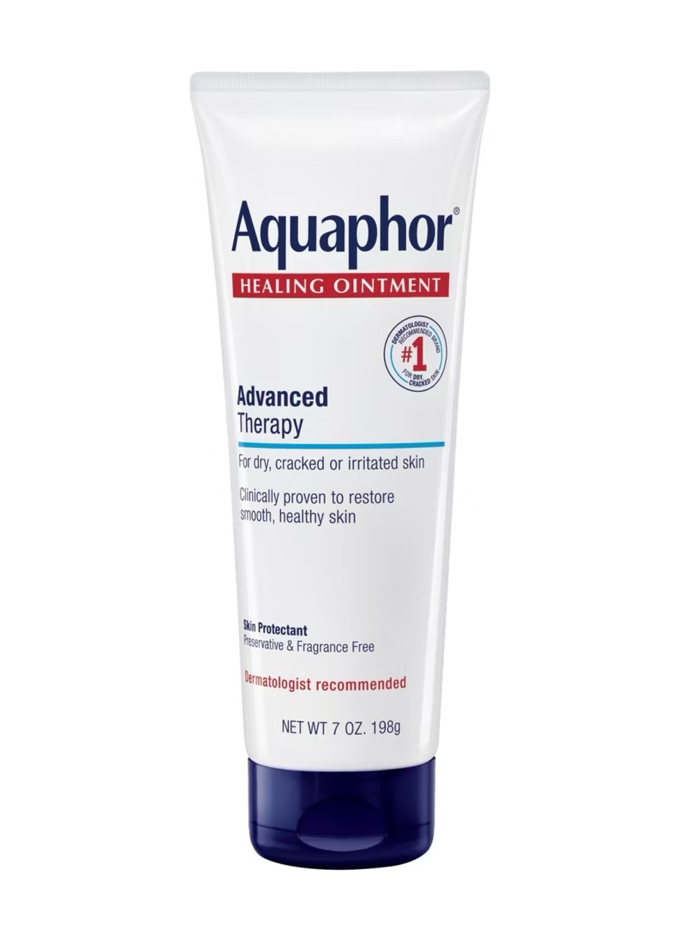 Large Aquaphor Advanced Therapy Healing Ointment 7 OZ.